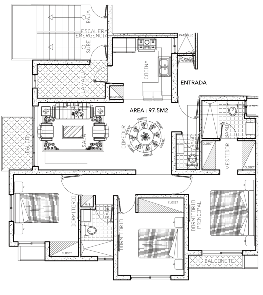 Apartamento D7-T2 Apartamento D7-T2