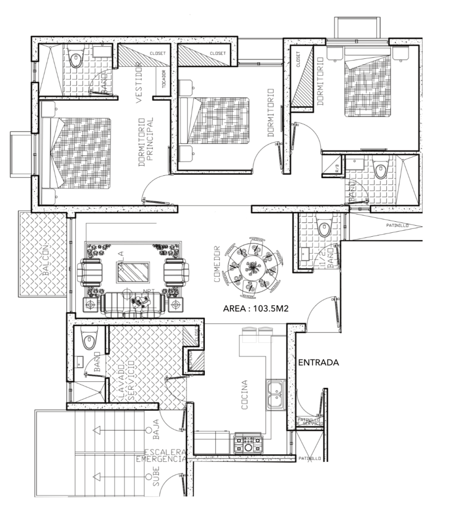 Apartamento C3-T2 Apartamento C3-T2